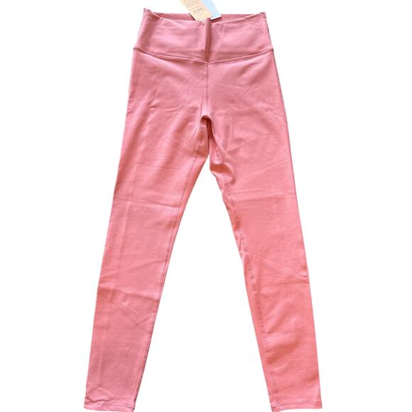 Fabletics Lisette High Waisted Power Hold Leggings Short S/4-6 Coral Coral - Picture 1 of 8